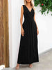  Neck Sleeveless Maxi Dress -BazaarBey - www.shopbazaarbey.com