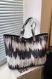 Printed PU Leather Tote Bag Bazaarbey