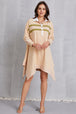 Half Button Handkerchief Hem Dress -BazaarBey - www.shopbazaarbey.com