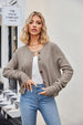 BazaarBey Button Down Exposed Seam Cardigan Trendsi