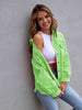 Distressed Drop Shoulder Denim Jacket Bazaarbey