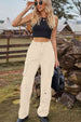 Loose Fit Long Jeans with Pockets Trendsi