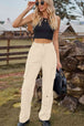 Loose Fit Long Jeans with Pockets Trendsi
