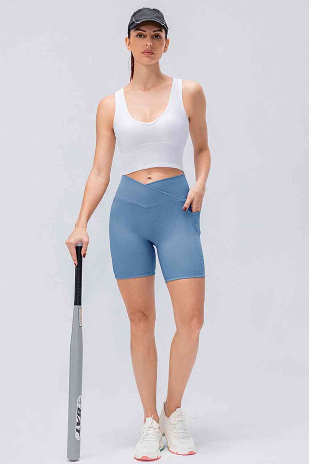 Slim Fit V-Waistband Sports Shorts Bazaarbey