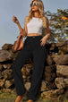Loose Fit Long Jeans with Pockets Bazaarbey