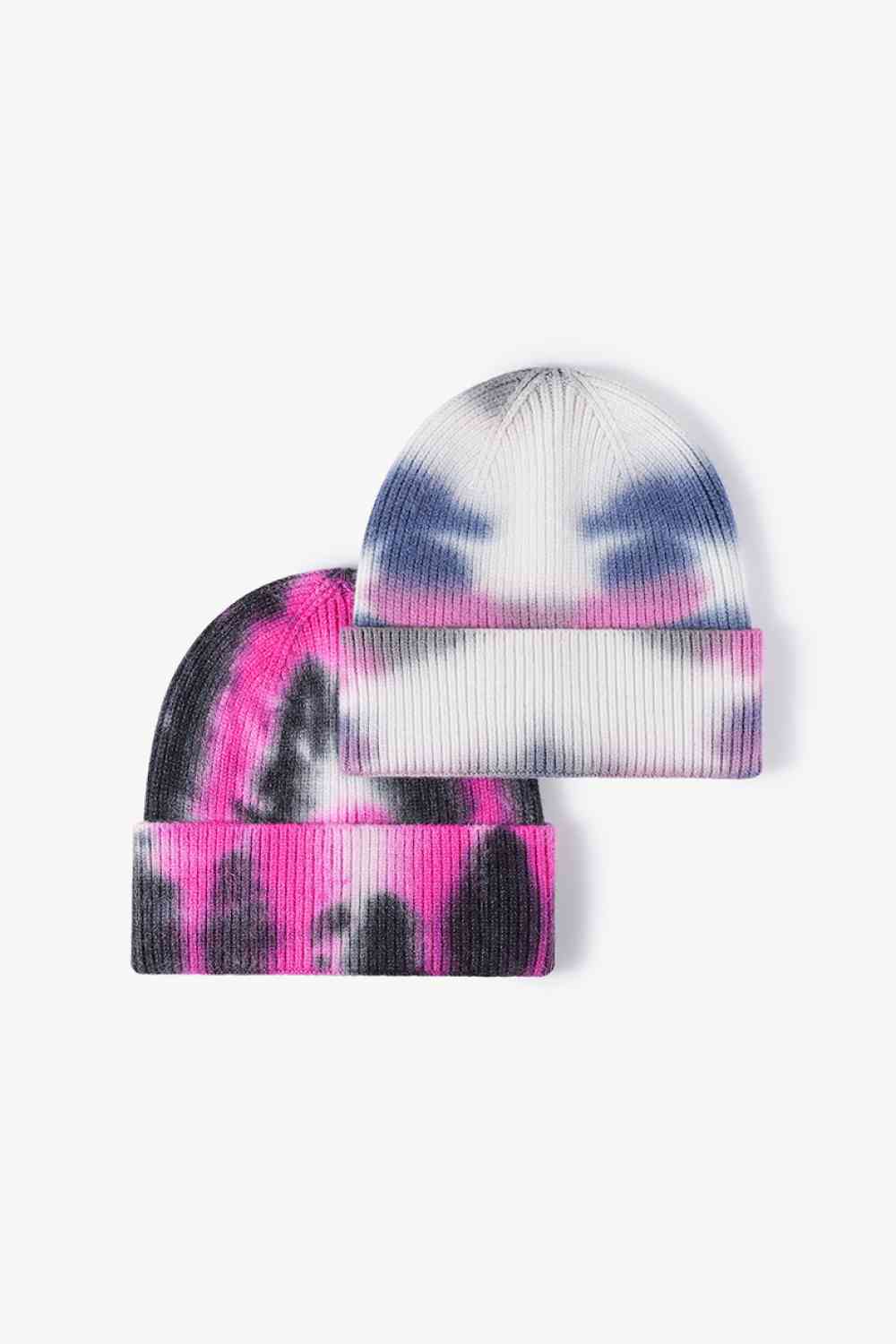 Tie-Dye Cuffed Knit Beanie Trendsi