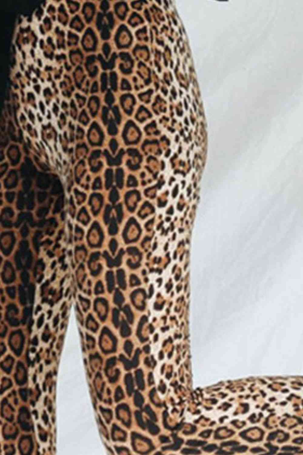 Leopard Print Flare Leg Pants Bazaarbey