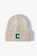 Letter C Patch Cuffed Beanie Trendsi