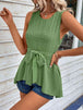  Tie Waist Tank Top Bazaarbey