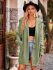 Dropped Shoulder Long Sleeve Cardigan Trendsi