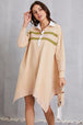 Half Button Handkerchief Hem Dress -BazaarBey - www.shopbazaarbey.com