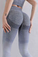 Gradient High Waist Sports Leggings Bazaarbey