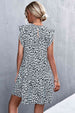 Leopard Round Neck Mini Dress -BazaarBey - www.shopbazaarbey.com