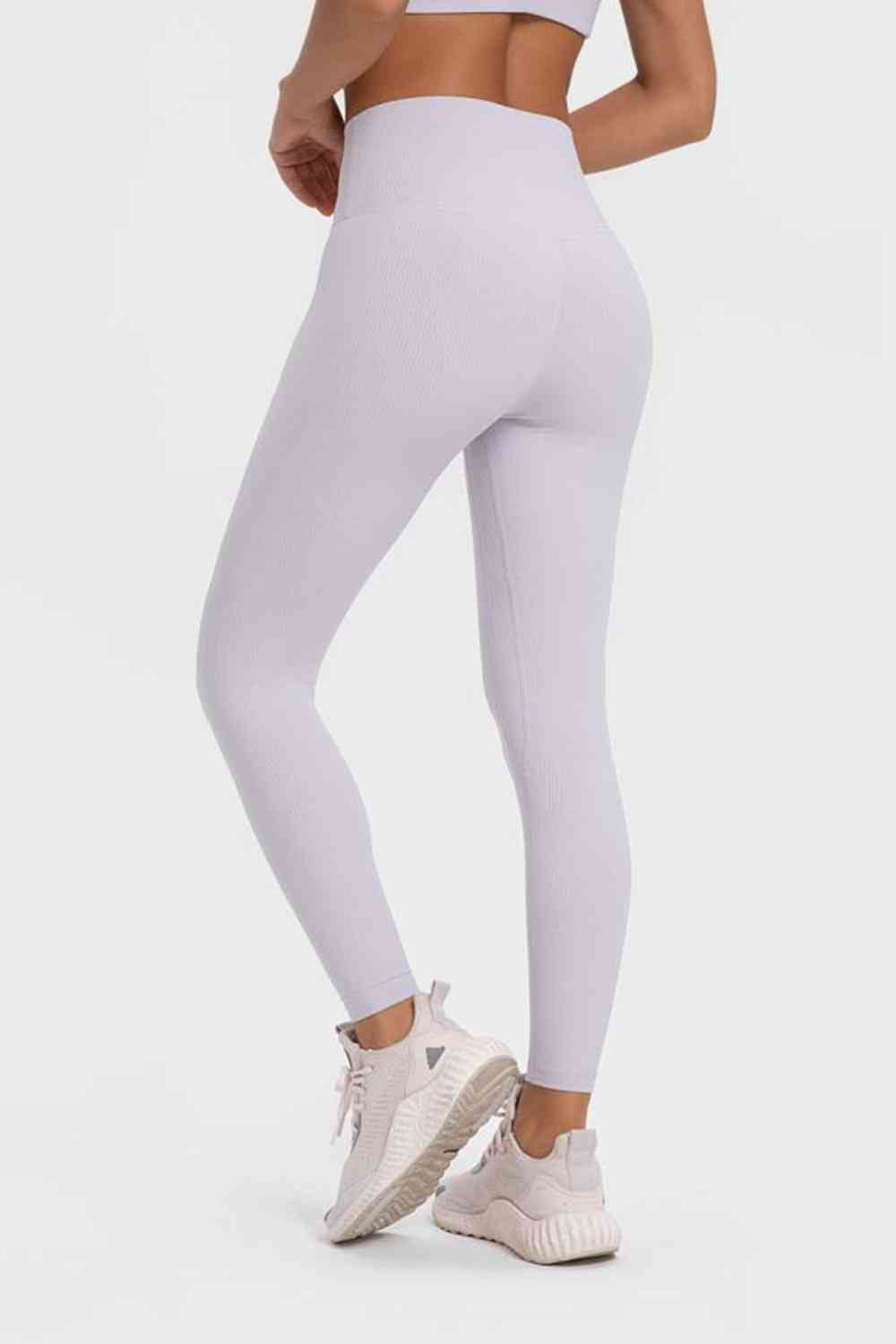 Highly Stretchy Wide Waistband Yoga Leggings Bazaarbey
