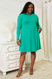  Full Size Long Sleeve Flare Dress with Pockets -BazaarBey - www.shopbazaarbey.com