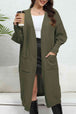 Open Front Dropped Shoulder Cardigan Trendsi