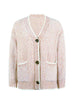 Button Down V-Neck Cardigan with Pockets Trendsi