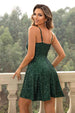 Sequin Spaghetti Strap Dress Bazaarbey