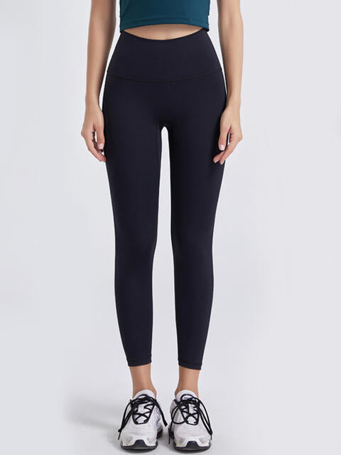 Wide Waistband Sports Leggings Bazaarbey