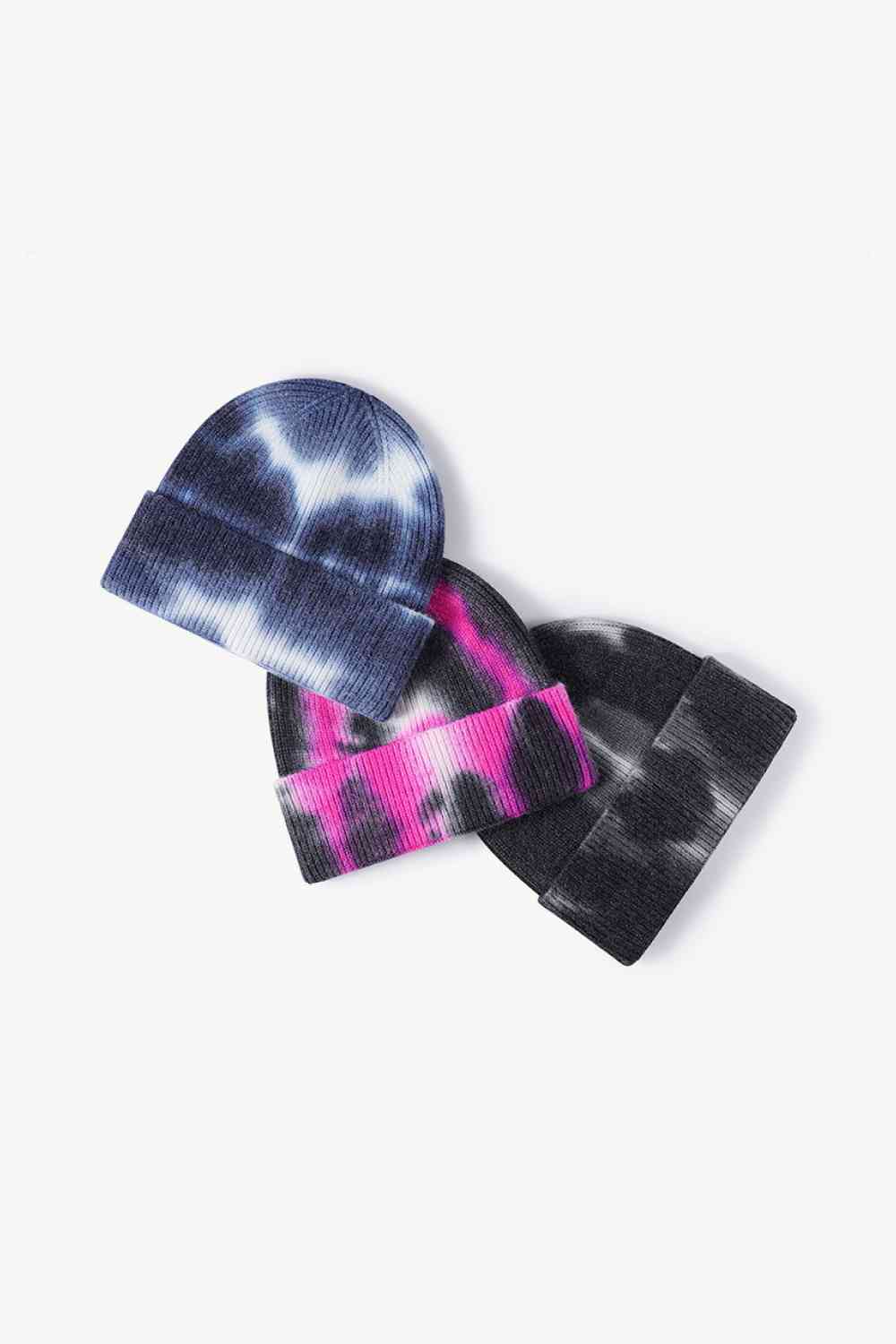 Tie-Dye Cuffed Knit Beanie Trendsi