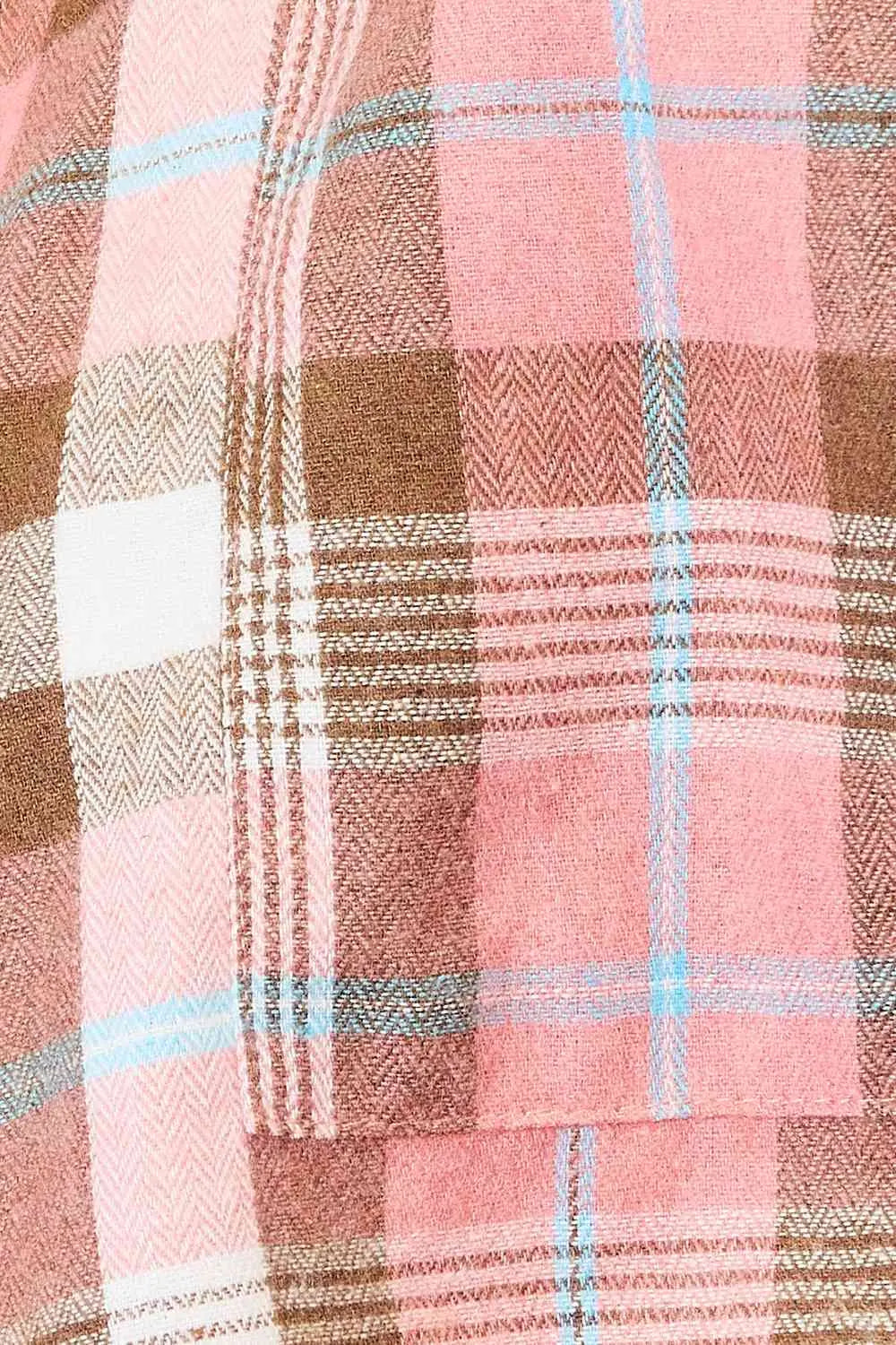  Plaid Collared Neck Long Sleeve Button-Up Shirt Bazaarbey