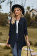 Open Front Long Sleeve Cardigan Bazaarbey