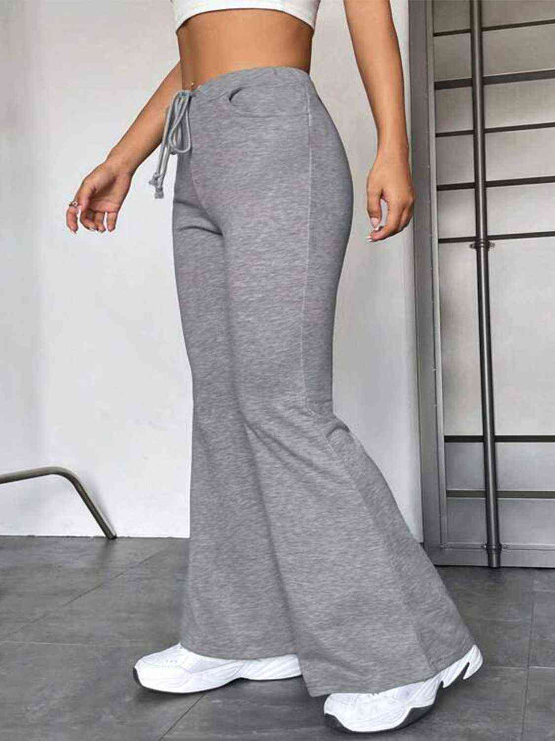 Drawstring Sweatpants with Pockets Bazaarbey