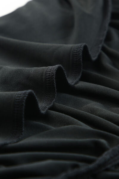 Ruched One Shoulder Mini Wrap Dress -BazaarBey - www.shopbazaarbey.com