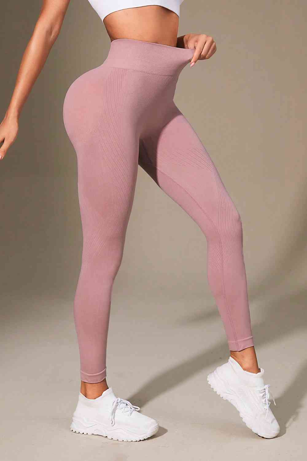 Wide Waistband Sports Leggings Bazaarbey