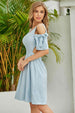 Cutout Tied Cold-Shoulder Dress -BazaarBey - www.shopbazaarbey.com