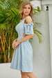 Cutout Tied Cold-Shoulder Dress -BazaarBey - www.shopbazaarbey.com