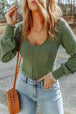 Scoop Neck Long Sleeve Top Trendsi