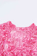 Paisley Print Flounce Sleeve Maxi Dress -BazaarBey - www.shopbazaarbey.com
