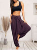 Tied Mid Waist Long Harem Pants Bazaarbey
