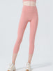 Wide Waistband Cropped Sports Leggings Bazaarbey