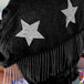 Distressed Raw Hem Dropped Shoulder Denim Jacket Bazaarbey