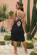  Sleeveless Embroidery Dress -BazaarBey - www.shopbazaarbey.com