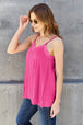  Full Size Lace Trim V-Neck Cami Bazaarbey