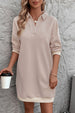  Dropped Shoulder Dress -BazaarBey - www.shopbazaarbey.com