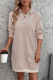  Dropped Shoulder Dress -BazaarBey - www.shopbazaarbey.com