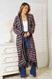   Multicolored   Hem Cardigan Trendsi
