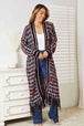   Multicolored   Hem Cardigan Trendsi