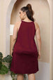 Plus Size Cutout Round Neck Sleeveless Dress -BazaarBey - www.shopbazaarbey.com