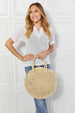  Beach Date Straw Rattan Handbag in Ivory Trendsi