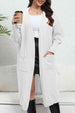 Open Front Dropped Shoulder Cardigan Trendsi