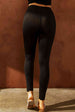  Wide Waistband Distressed Slim Fit Leggings Bazaarbey