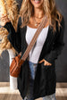 Cable-Knit Dropped Shoulder Cardigan Bazaarbey