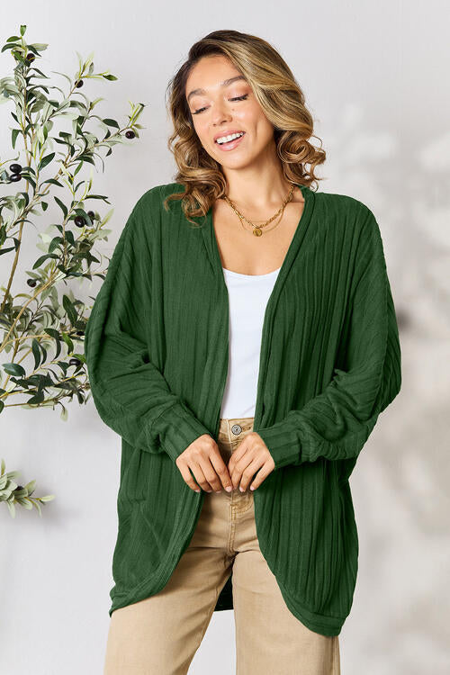 Ribbed Cocoon Cardigan Bazaarbey