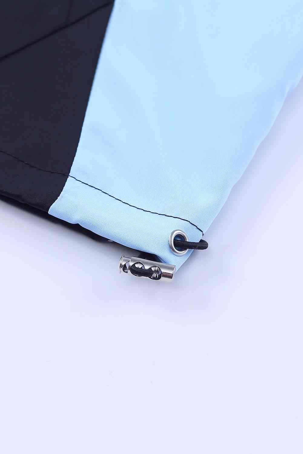    Zip-Up Hooded Jacket Trendsi