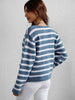 Striped Button Front Cardigan Trendsi